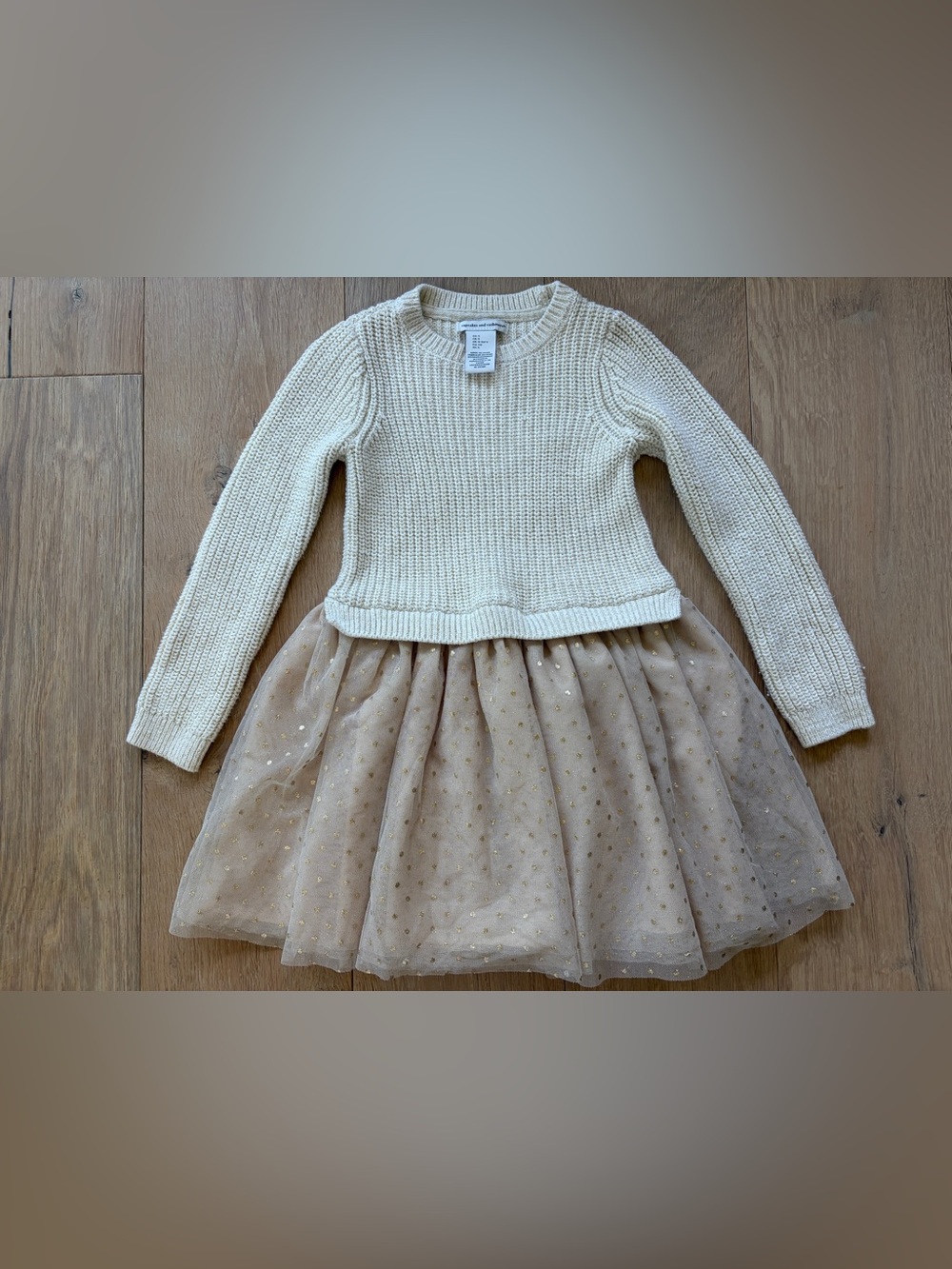 Cupcakes and Cashmere sweater sparkle dress holiday Christmas winter - size 5